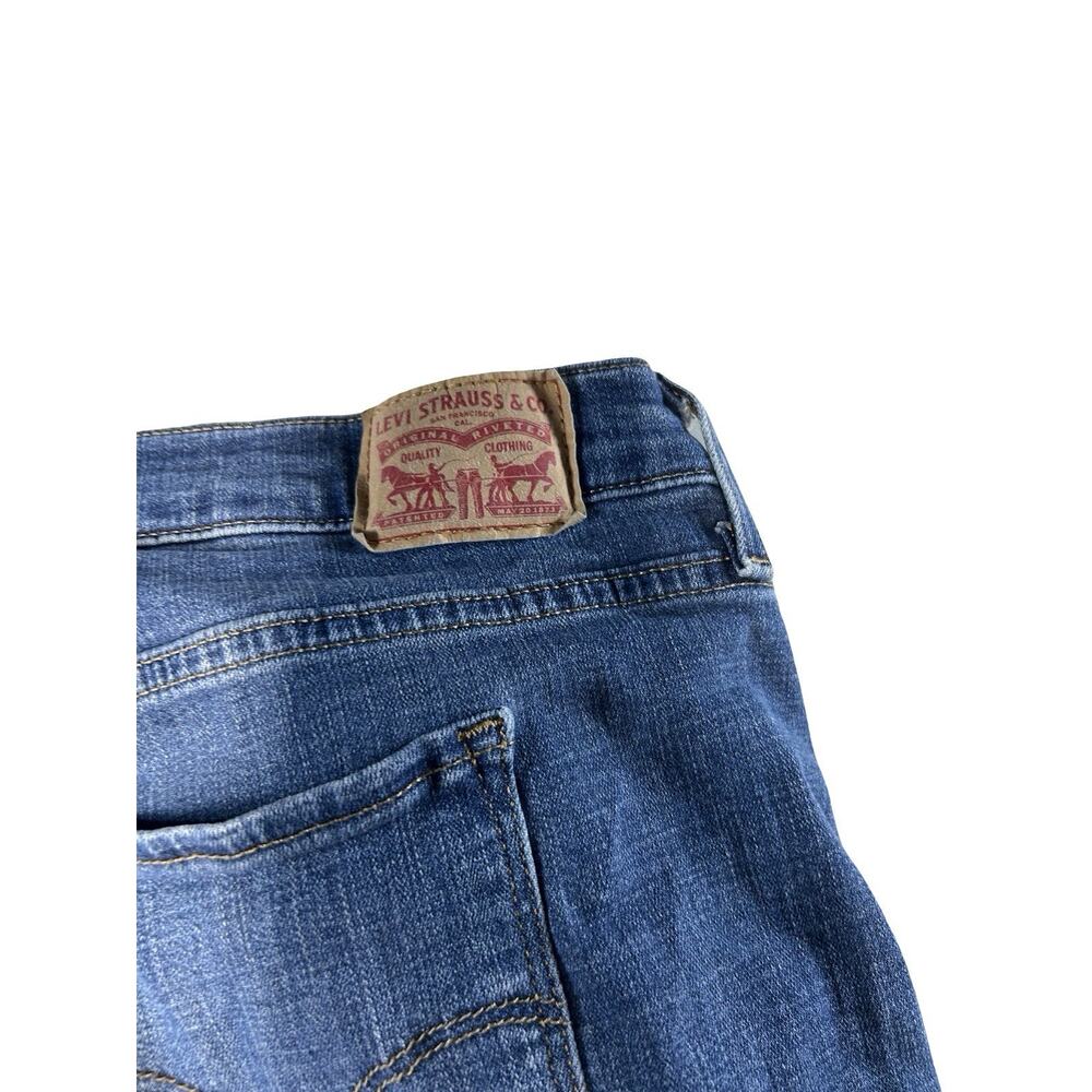 Levi’s 311 Shaping Skinny Capri Women’s Size 20W Blue Stretch Denim Jeans - Picture 7 of 7